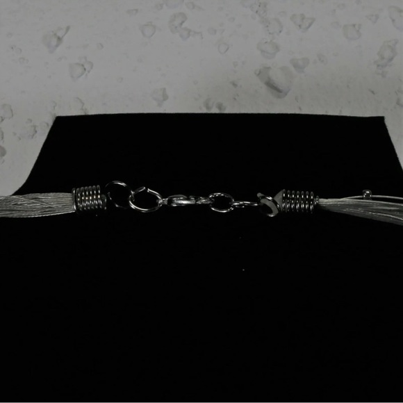 Multi strand seed pearl waterfall necklace - Picture 3 of 3